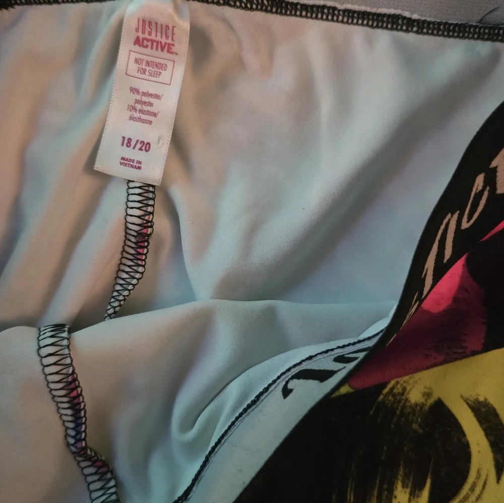 Justice  Colorful Athletic Leggings
